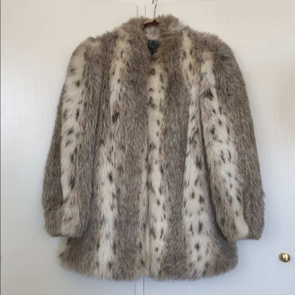 Vintage Faux Fur Oversized Jacket